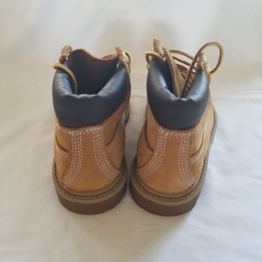 Timberland 6" DoubleWheat Nubuck Junior Youth Boot - Picture 4 of 6